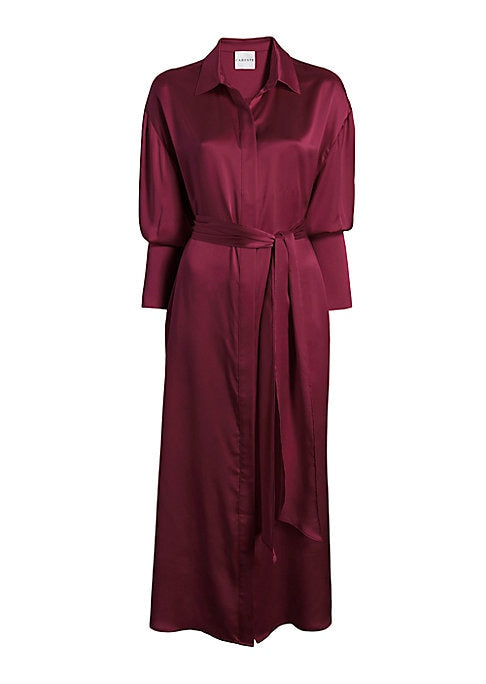 Satin Luxe Midi Dress
