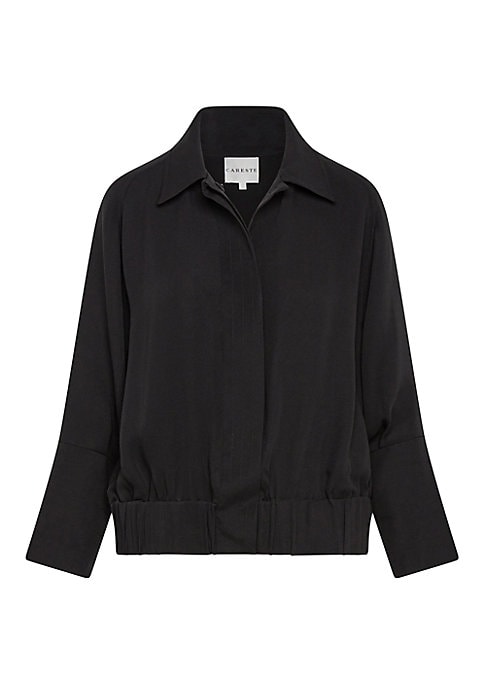 Chic Silk Bomber
