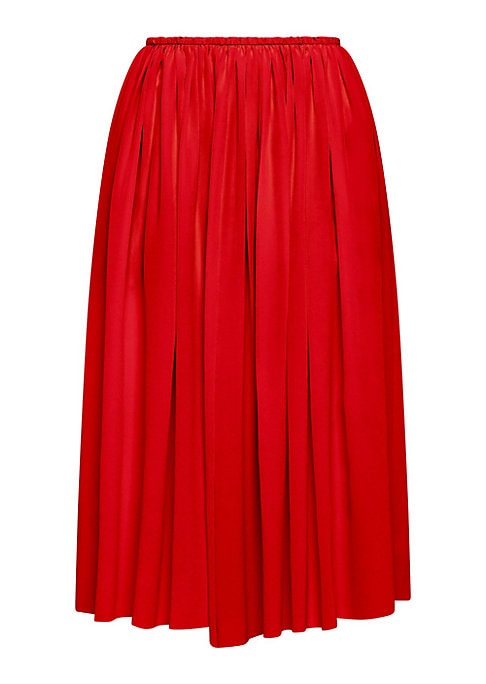 Floaty Silk Midi Skirt