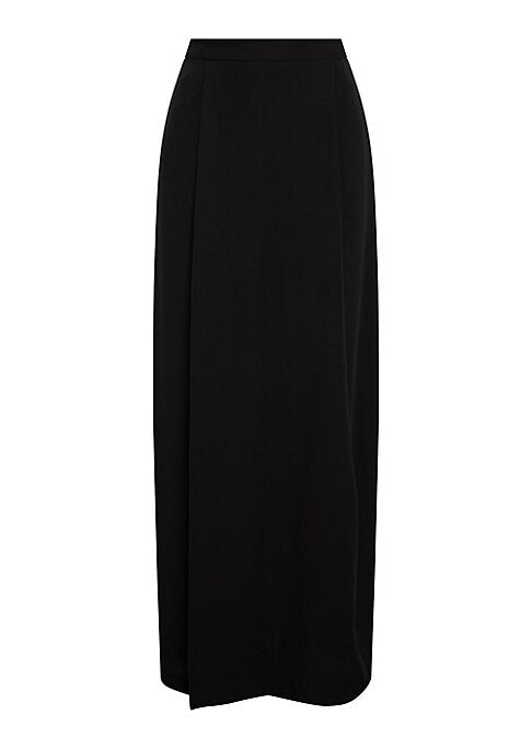 Elegant Pleat Maxi Skirt