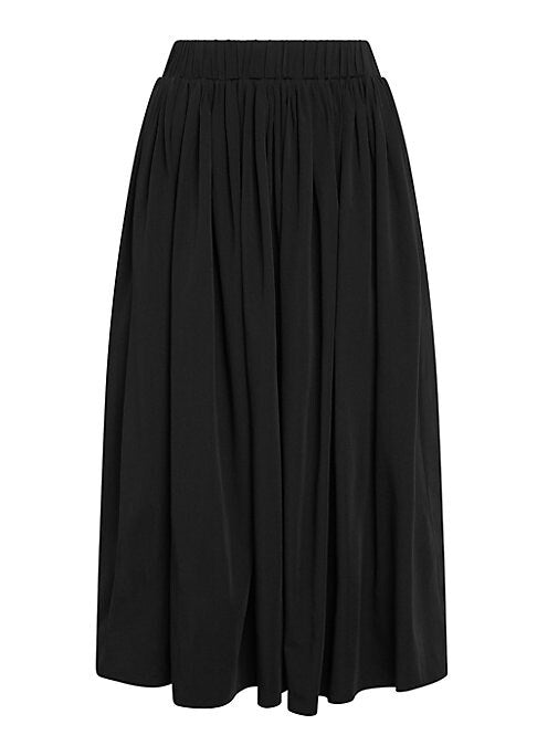 Woolen Midi Twirl Skirt