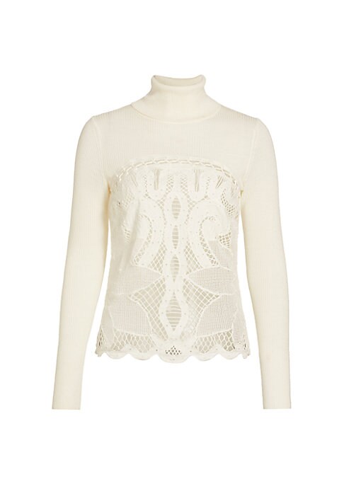 Lace & Knit Elegance Top