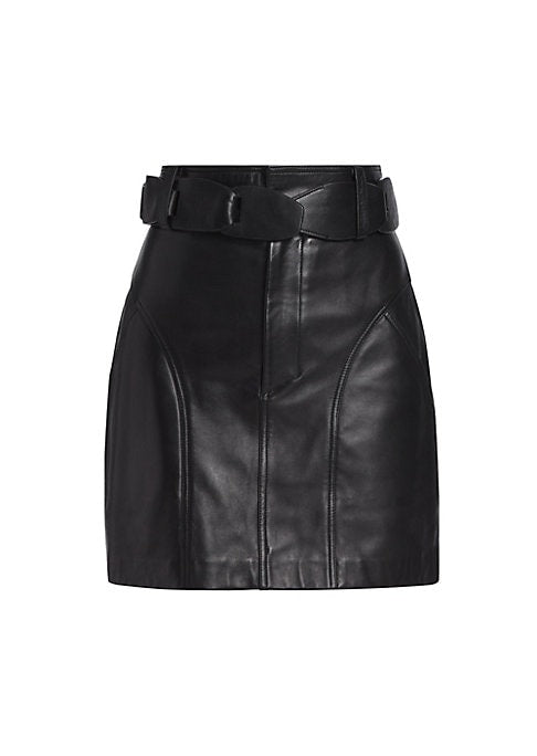 Lush Leather Mini Skirt