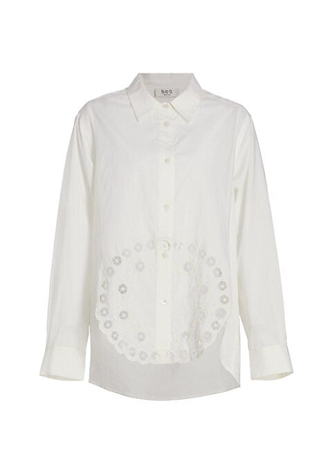 Embroidered Cotton Blouse