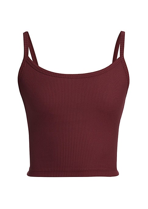 Ribbed Scoop Tank Top