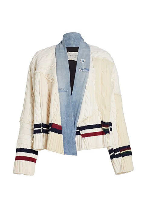 Fisherman Denim Crop Jacket