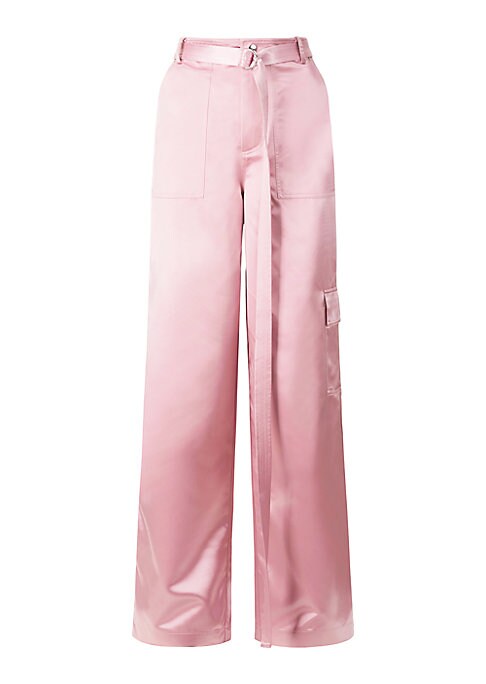 Satin Chic Straight Pants