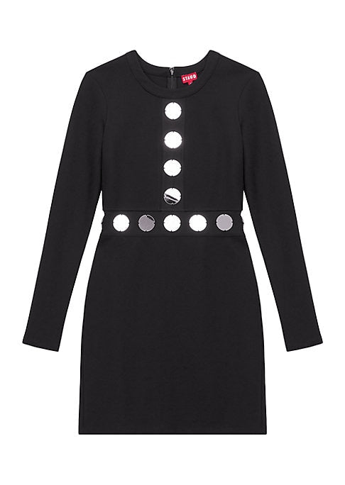 Glimmering Sheath Minidress