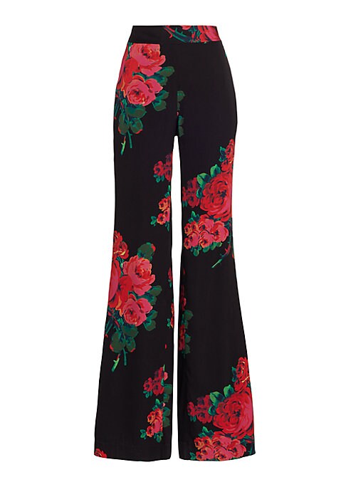 Blushing Bouquet Flare Pants