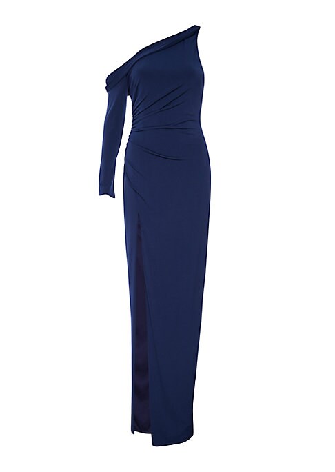 Elegant One-Shoulder Gown