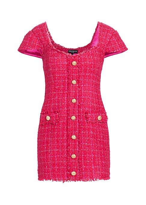 Glamorous Tweed Button Dress