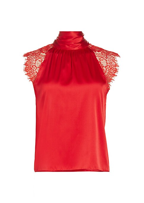 Luxe Bow Halter Blouse