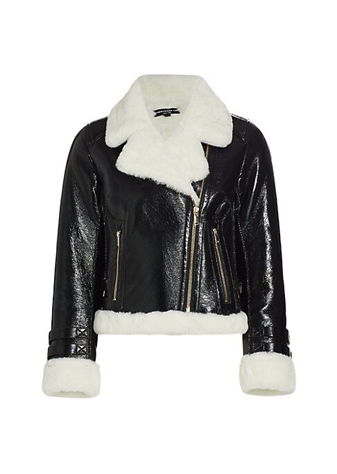 Shearling Moto Jacket