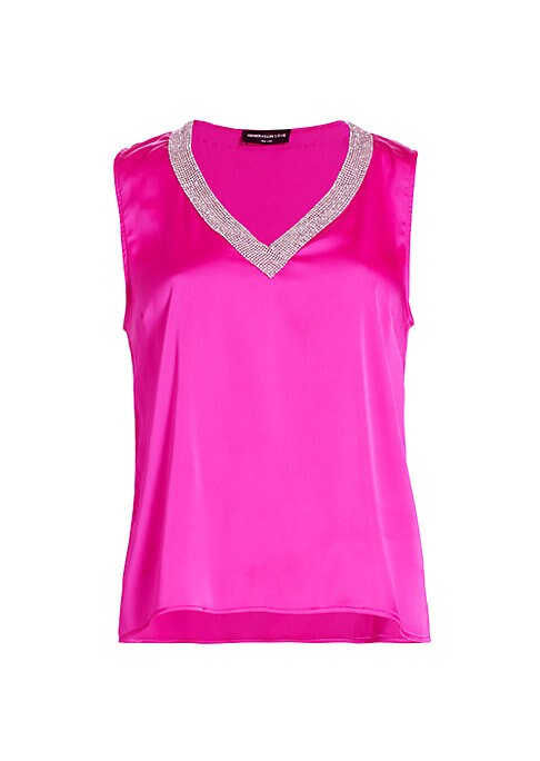 Shimmering V-Neck Top