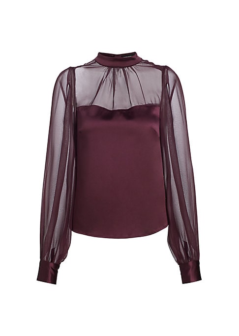 Sheer Silk Charm Blouse