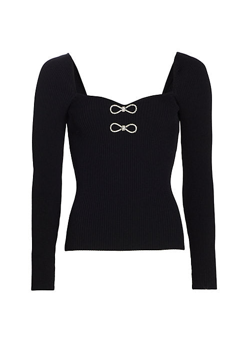 Chic Crystal Bow Top