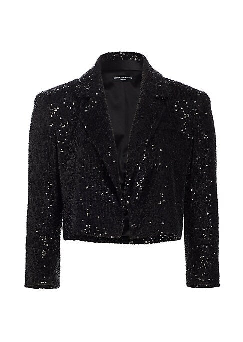 Sparkling Cropped Jacket