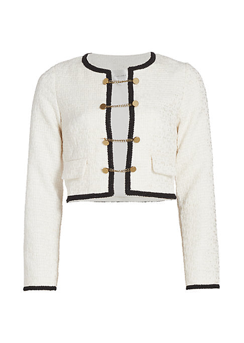 Chic Chain-Embellished Crop Top
