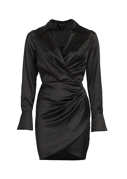 Satin Ruched Dress