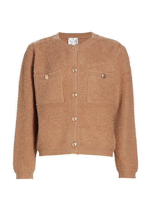 Chic Boucle Knit Cardigan