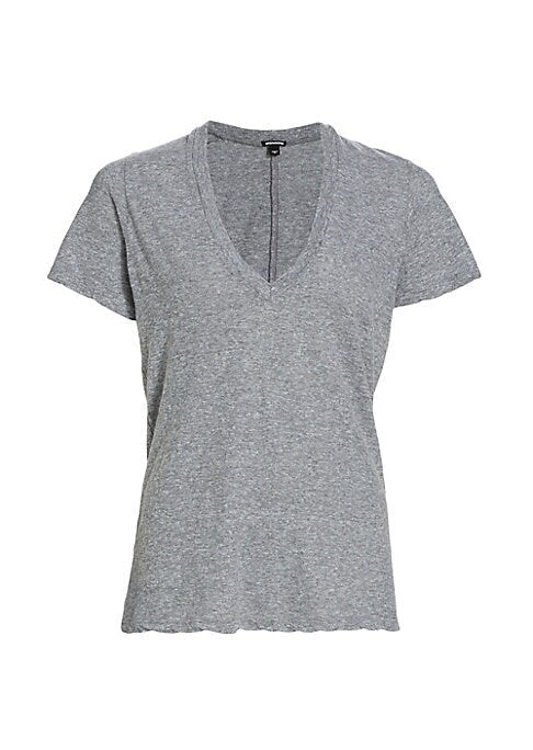 Chic V-Neck Knit Tee