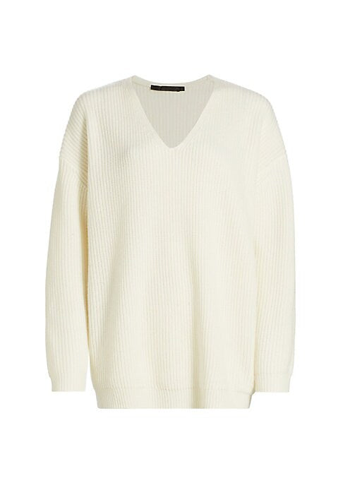 Cozy V-Neck Knit Sweater
