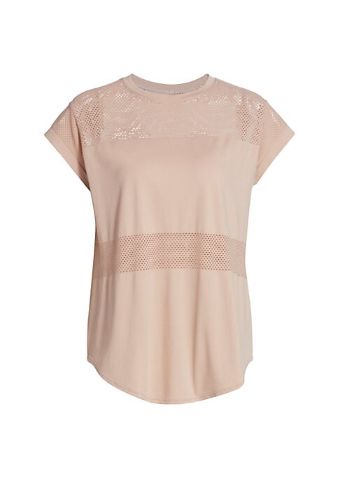Mesh Yoke Oversized Tee
