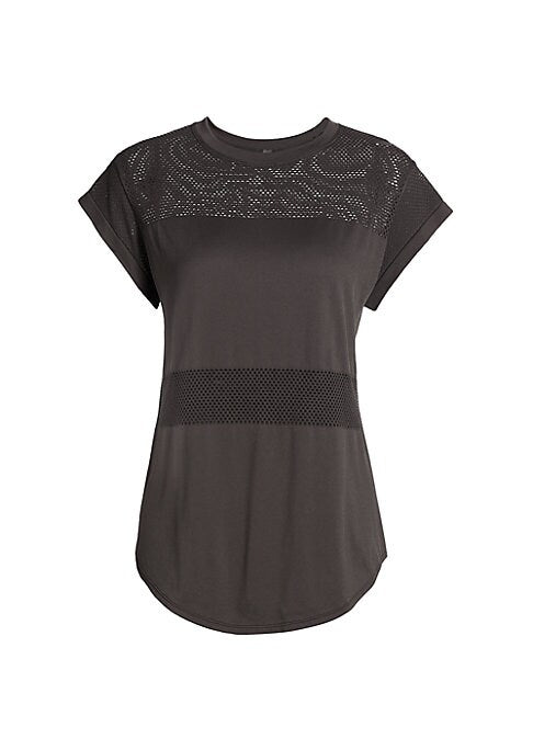 Mesh Yoke Oversized Tee