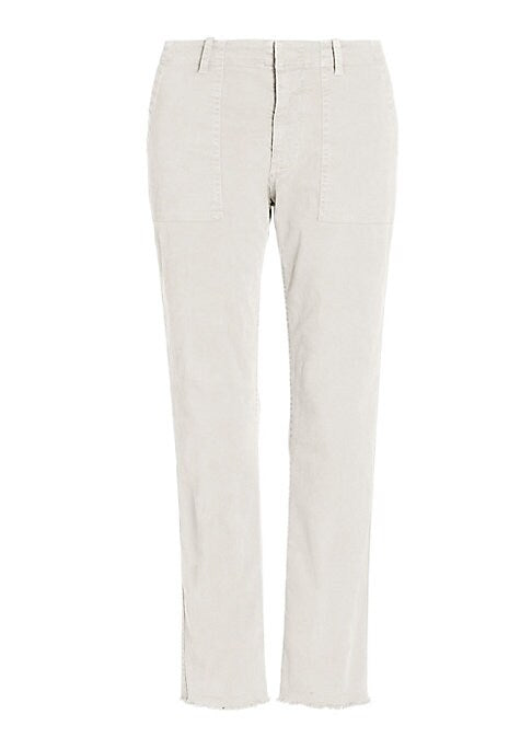 Chic Raw Hem Trousers