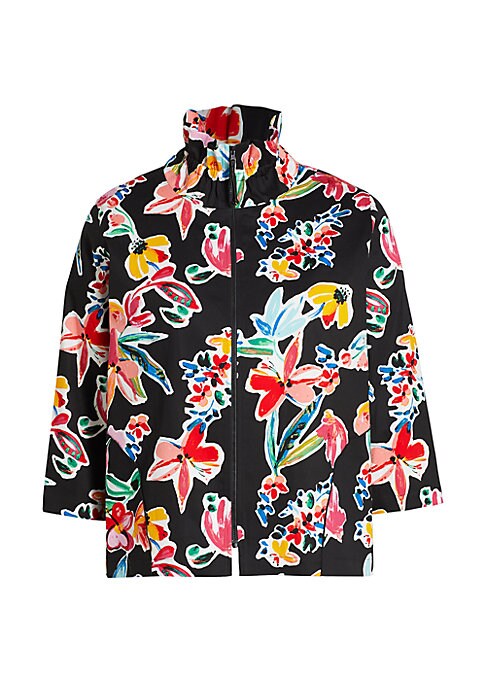 Floral Breeze Zip Jacket