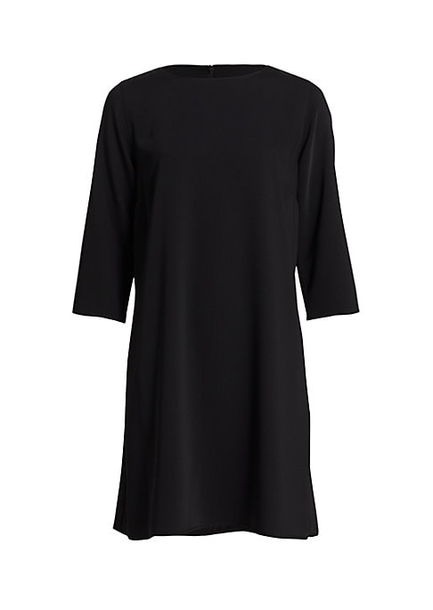 Chic Crepe Pocket Dress