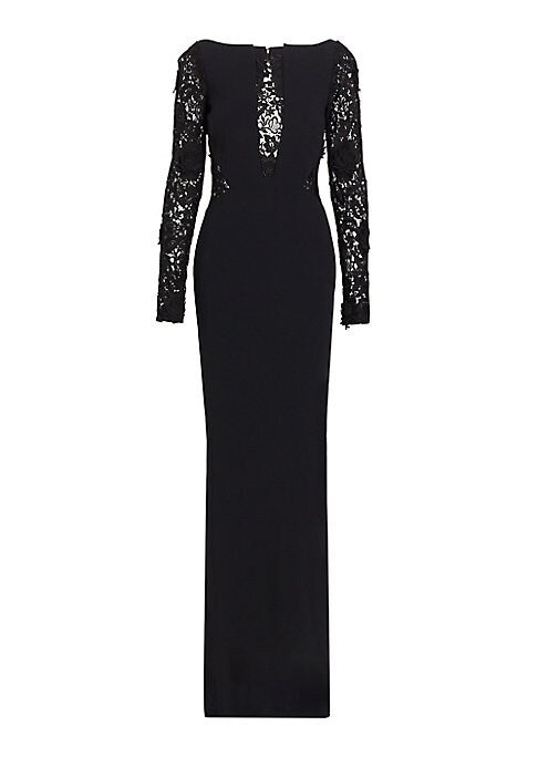 Lace Elegance Evening Gown
