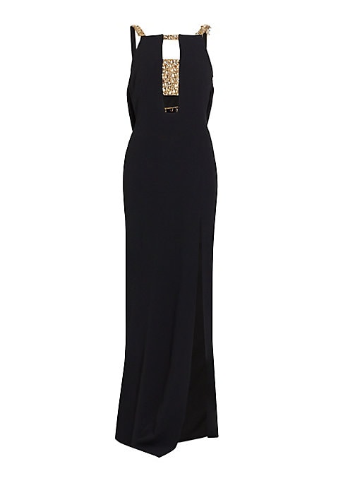 Chic Cut-Out Evening Gown