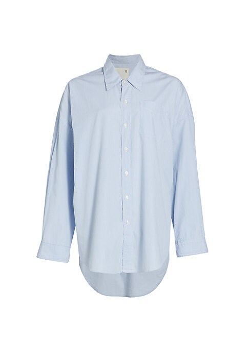 Pinstripe Drop Shoulder Shirt
