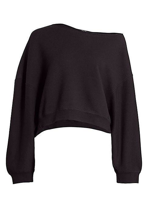 Off-Shoulder Chic Sweatshirt