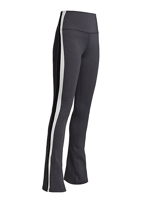 Chic Flare Striped Pants