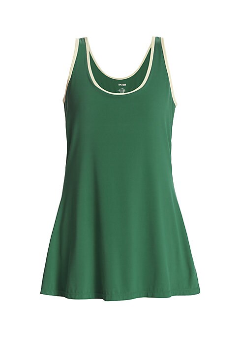 Sleek Scoopback Mini Dress