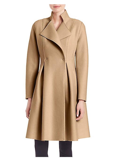 Elegant Italian Wool Coat