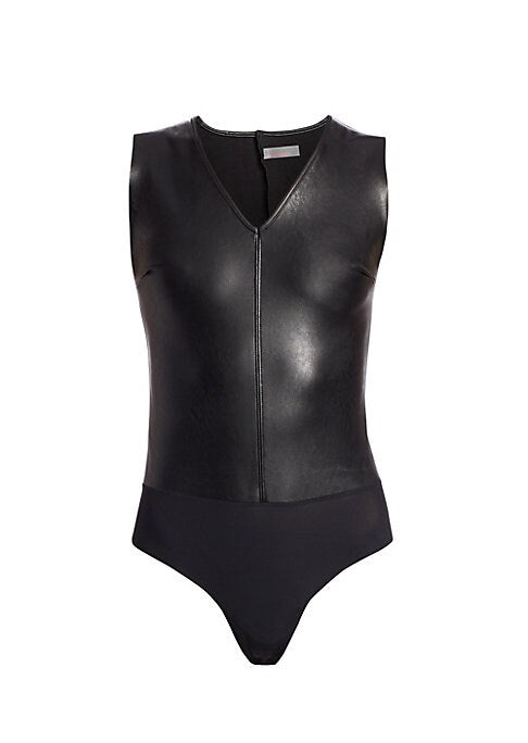 V-neck Stretch Bodysuit