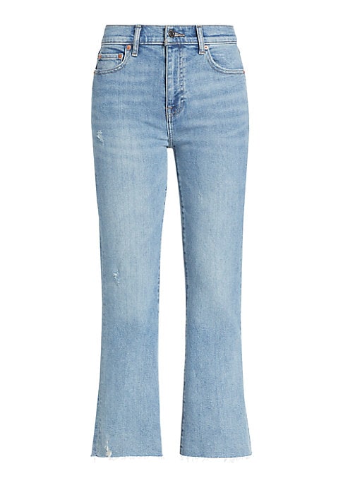 Chic Crop Boot-Cut Jeans