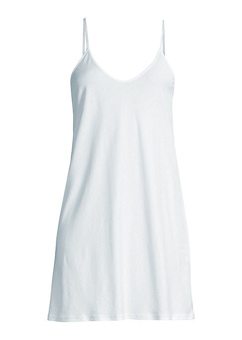 Sleek Cotton Slip Dress