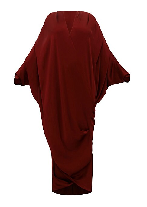 Elegant Draped Kaftan Dress
