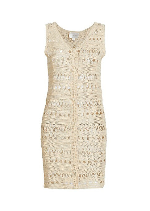 Chic Crochet V-Neck Dress