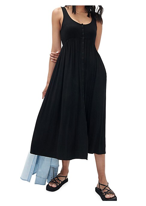 Summer Soft Rib Tank Dress