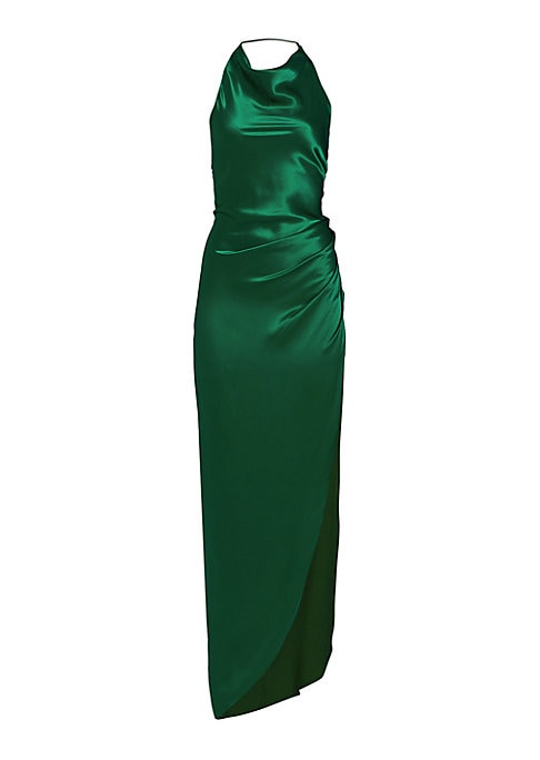Silk Cowl Elegance Gown