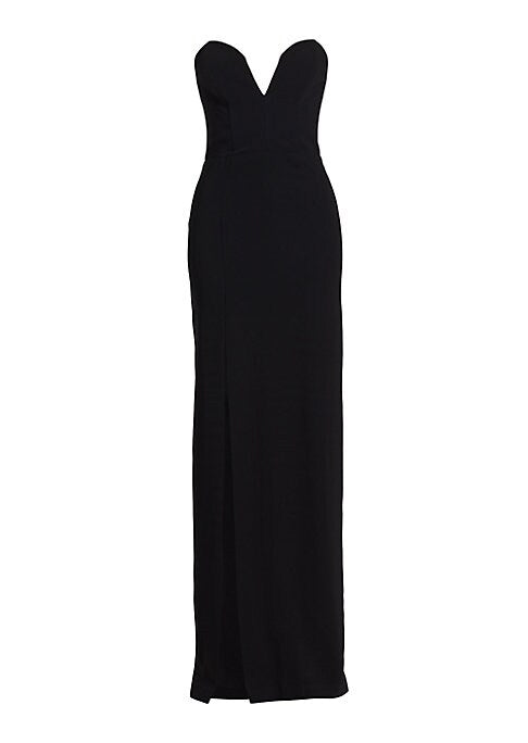 Sweetheart Slit Gown