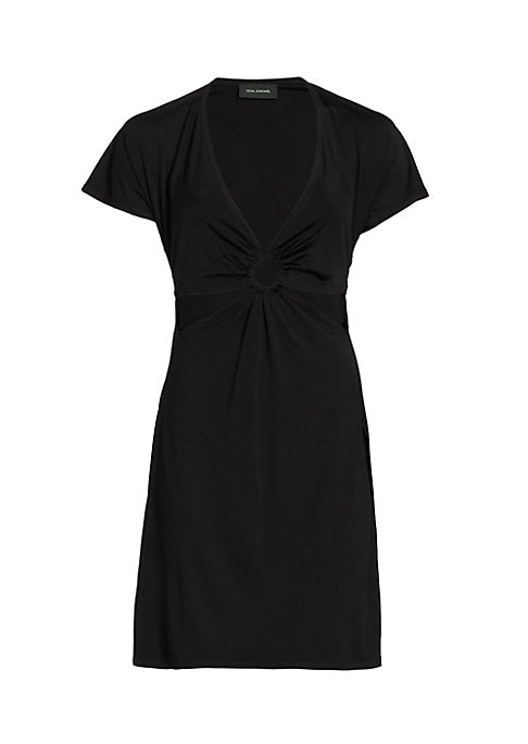 Ringed Cutout Mini Dress