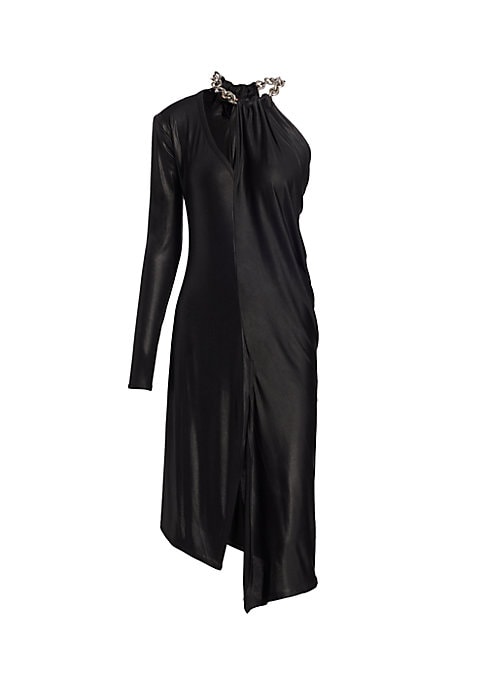 Chic Asymmetric Midi Dress