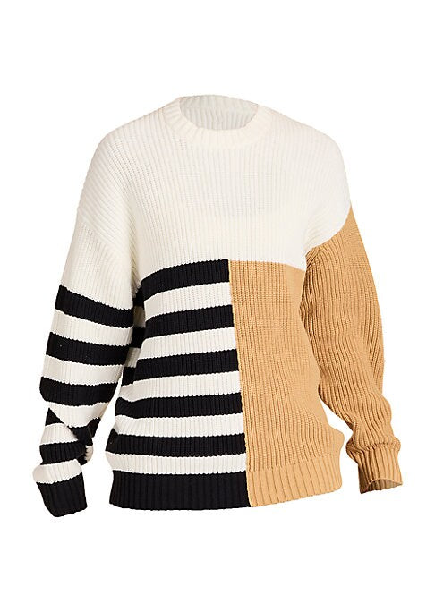 Cozy Color-Block Knit
