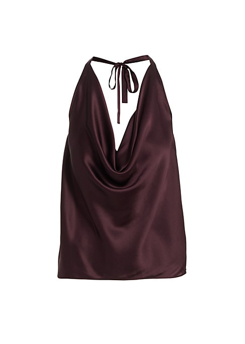 Chic Silk Halter Top